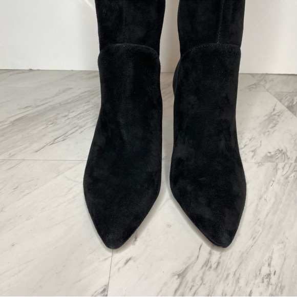 Vince Camuto Seselti Black Suede Pointy Toe Tall Boot 8 1/2 M - Picture 12 of 16